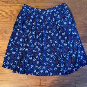 Lularoe blue umbrella skirt size 2xl